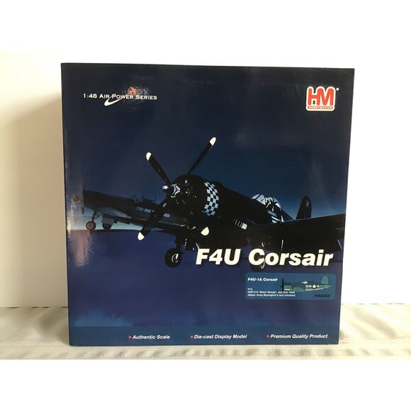 Hobby Master 1/48 F4U-1A Corsair VMF-214"Black Sheep" Maj. Greg Boyington - Picture 1 of 11